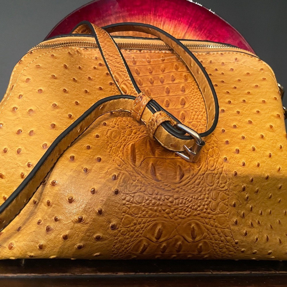 Faux Aligator purse